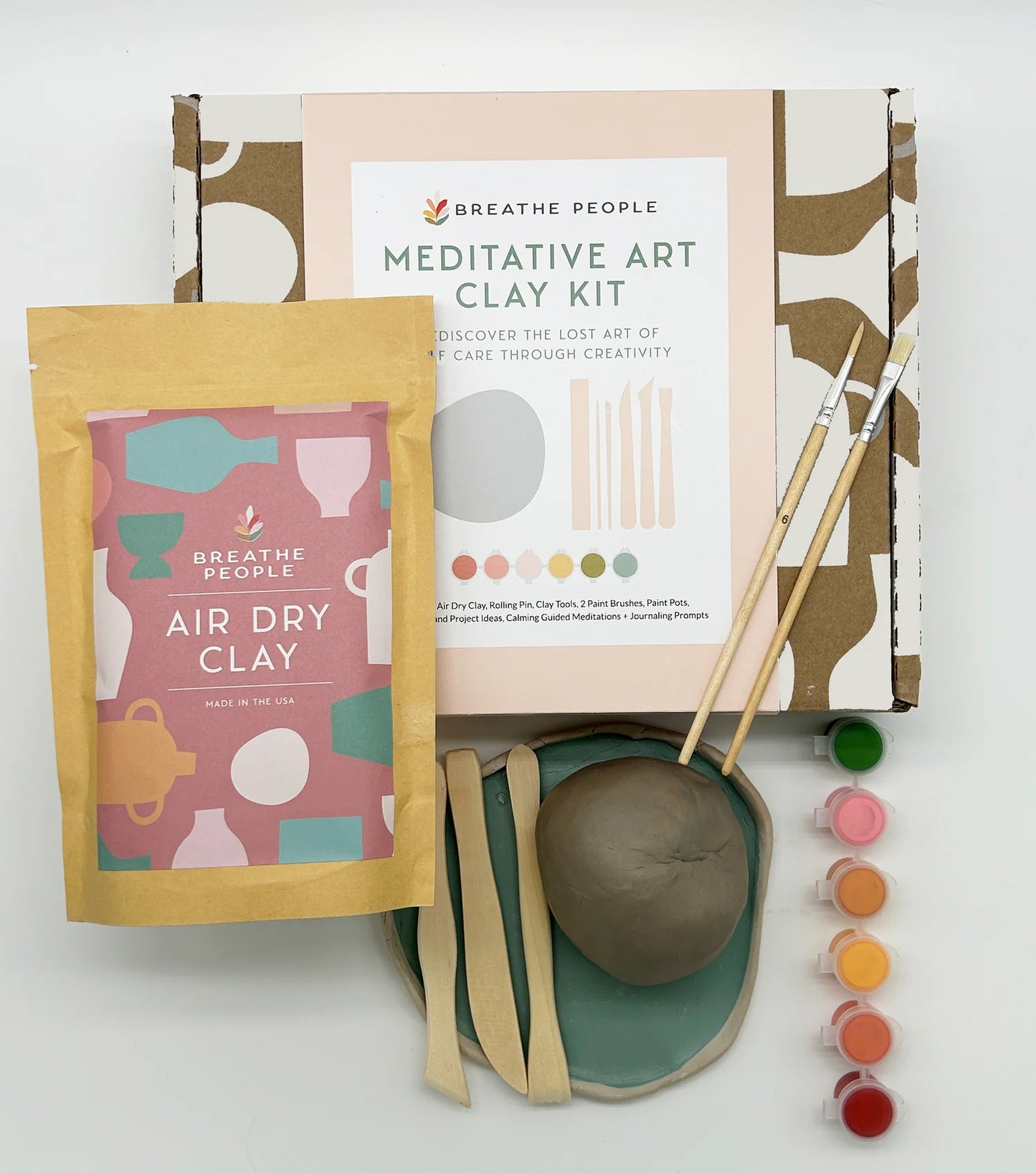 BREATHE PEOPLE- Meditative Art Clay Making Kit