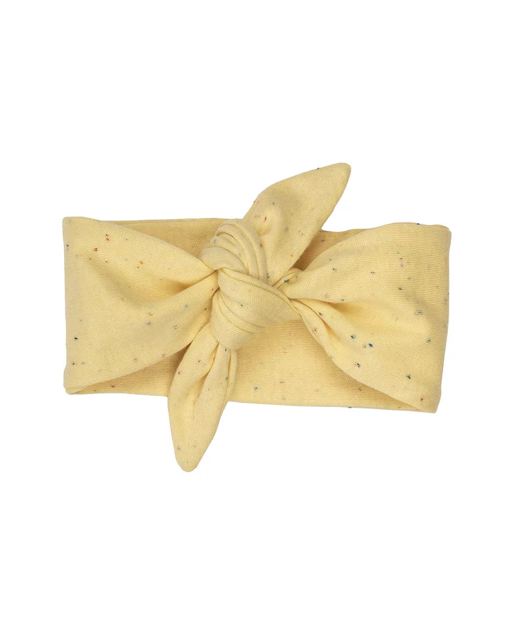 NORTH BABY - ORGANIC KNOTTED HEADBAND YELLOW BANANA One size