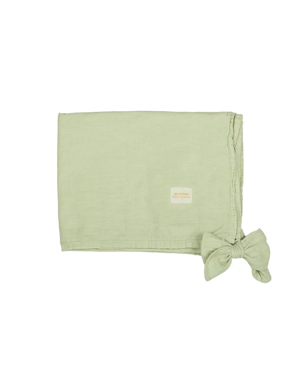 NORTH BABY - ORGANIC MUSLIN BLANKET XXL GREEN ALOE