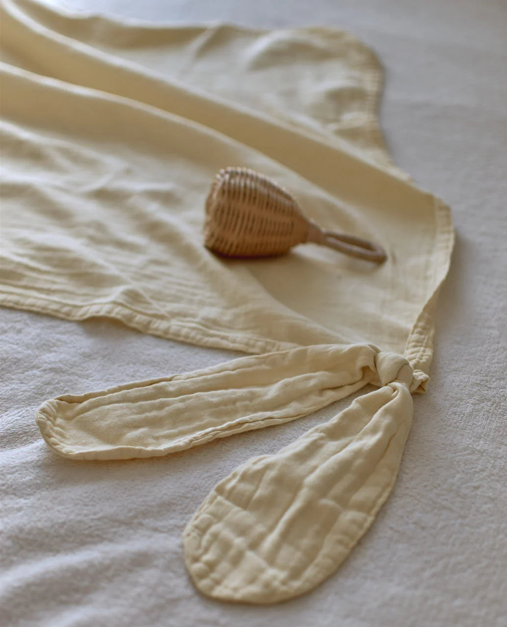 NORTH BABY - ORGANIC MUSLIN BLANKET XXL YELLOW BANANA