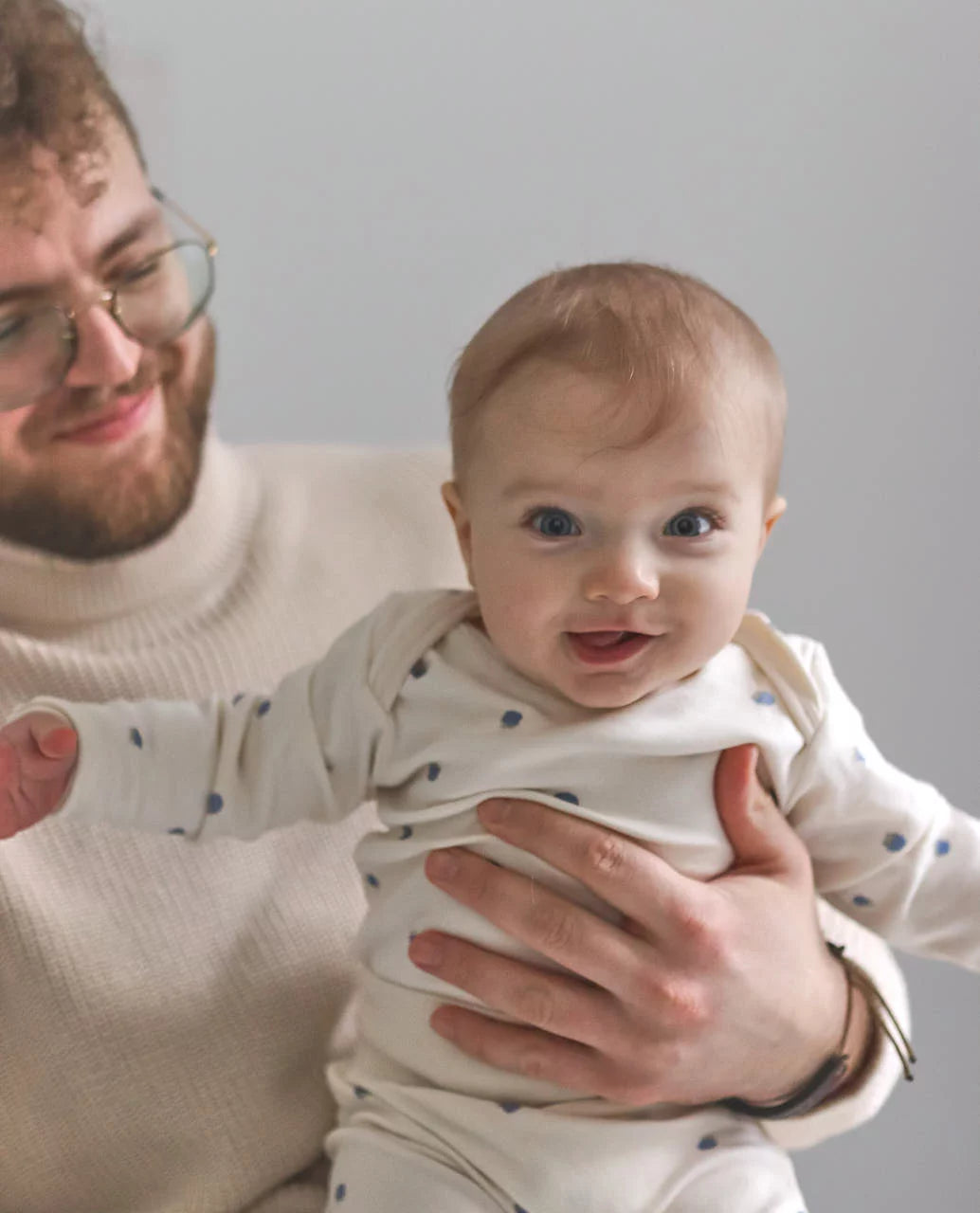 NORTH BABY - ORGANIC BODYSUIT BLUEBERRIES