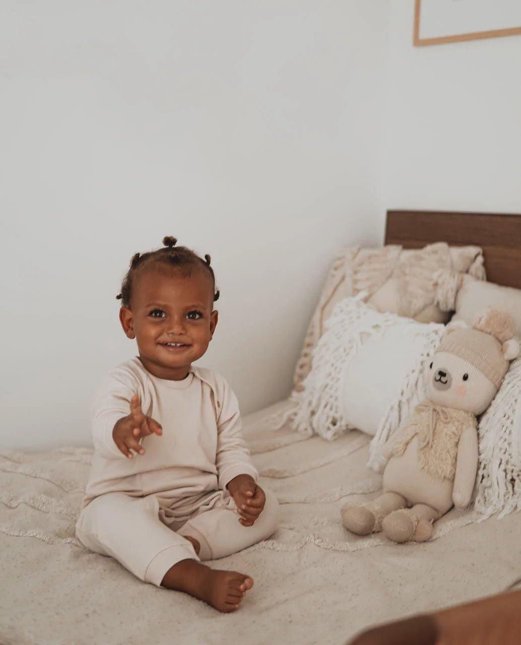 NORTH BABY - ORGANIC FLEECE OVERALL OAT