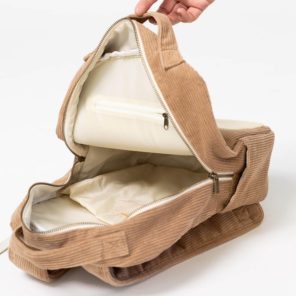 Bam Loves Boo - Yin Yang Organic Backpack - Chocolate - MINI