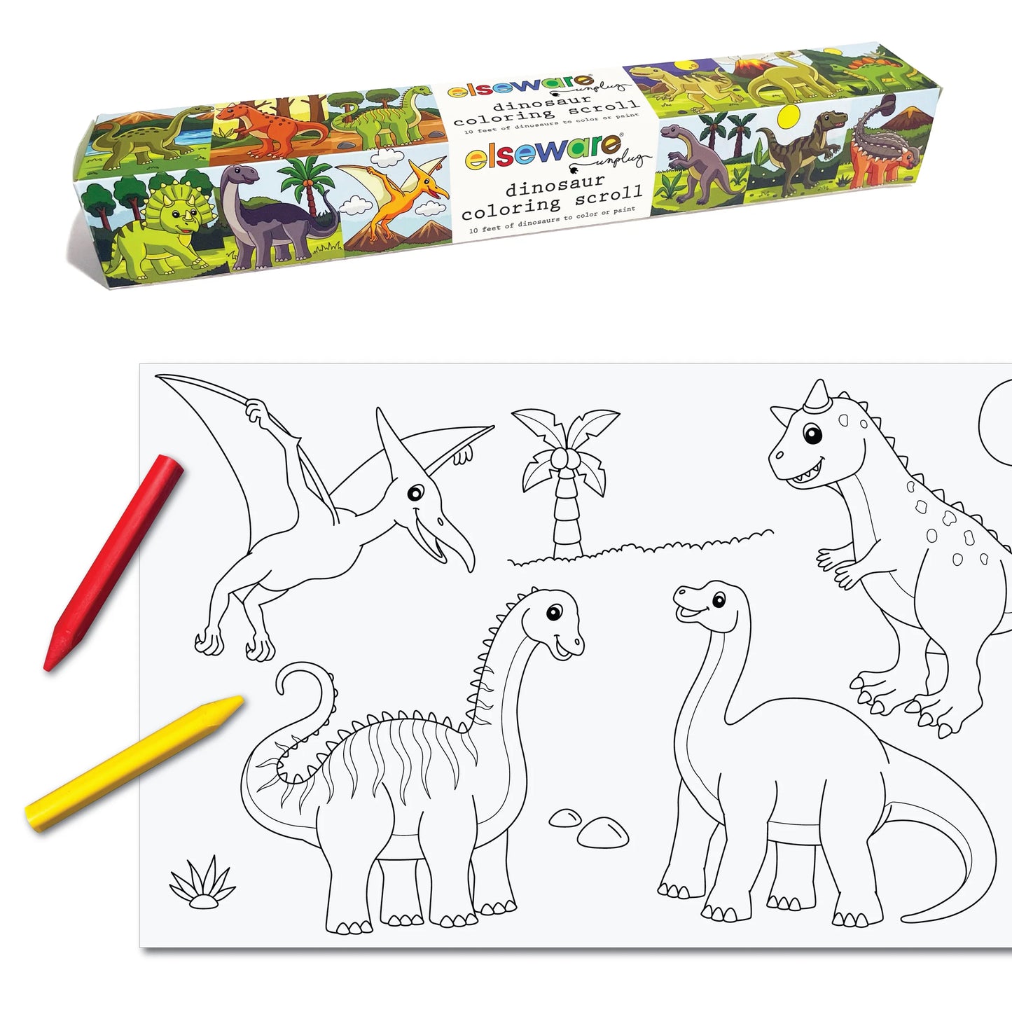 Elseware unplug- Coloring Scrolls – 10 ft – Adhesive Back