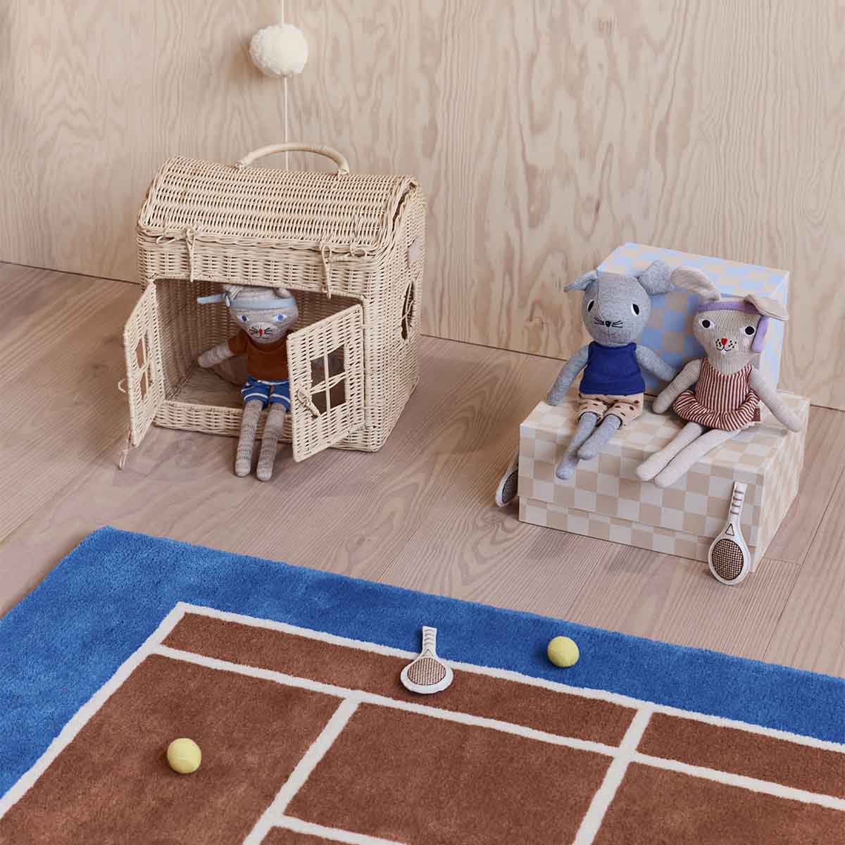OYOY MINI - Miew Rabbit Tennis Doll