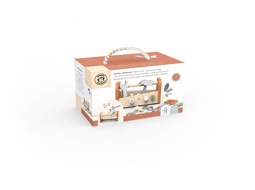 Speedy Monkey- Tool Box (2 en 1)