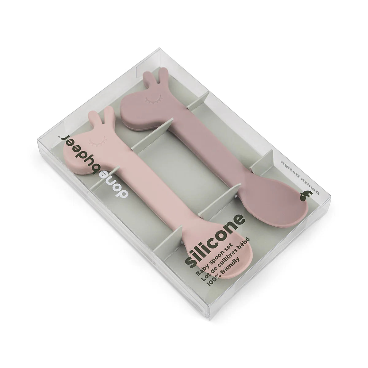 Done by Deer - Silicone spoon 2-pack Lalee Powder