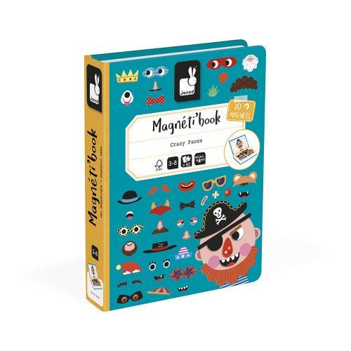 JANOD- Magnéti'Book Crazy Face Chicos