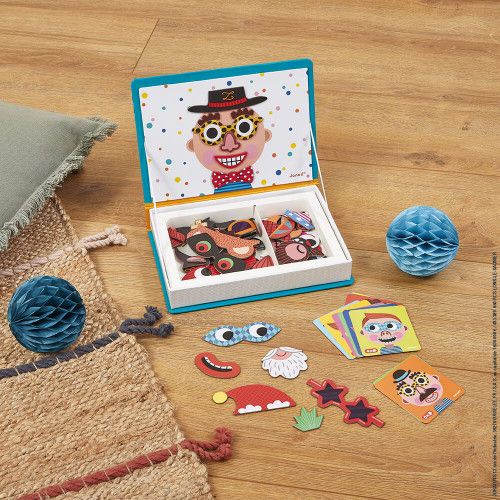 JANOD- Magnéti'Book Crazy Face Chicos