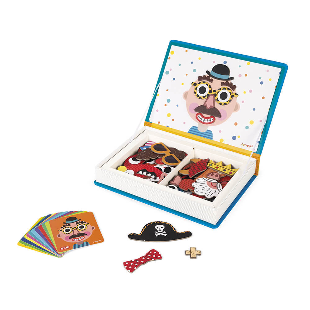 JANOD- Magnéti'Book Crazy Face Chicos