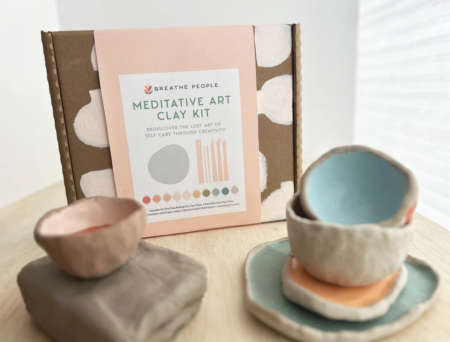 BREATHE PEOPLE- Meditative Art Clay Making Kit