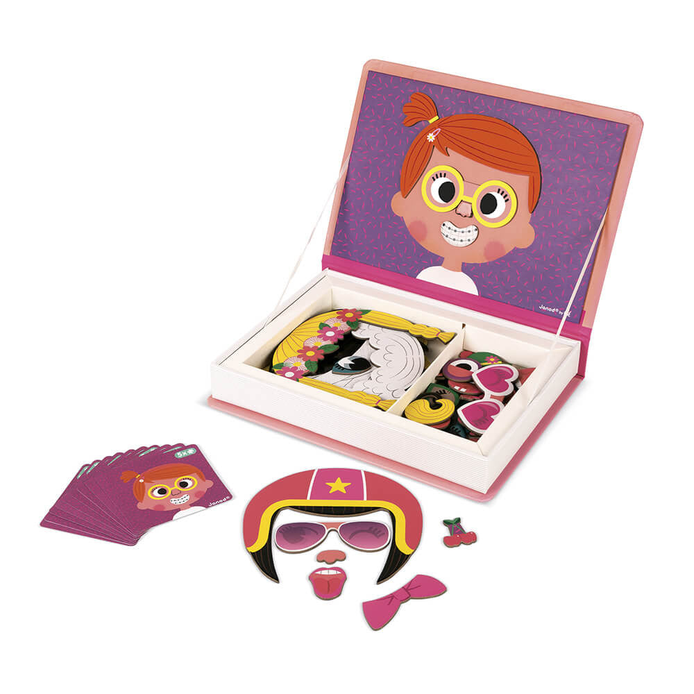 JANOD- Magnéti'Book Crazy Face Chicas