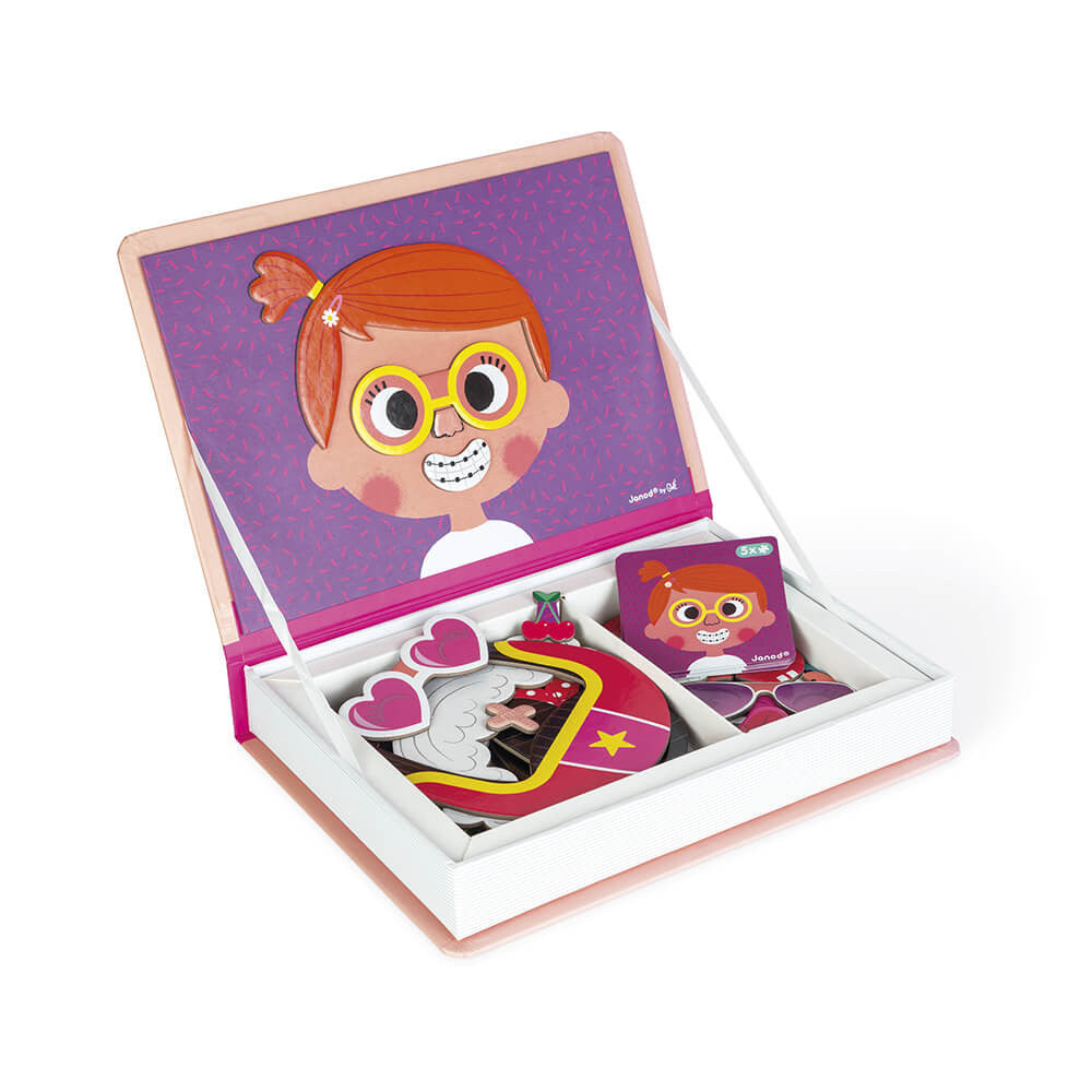 JANOD- Magnéti'Book Crazy Face Chicas