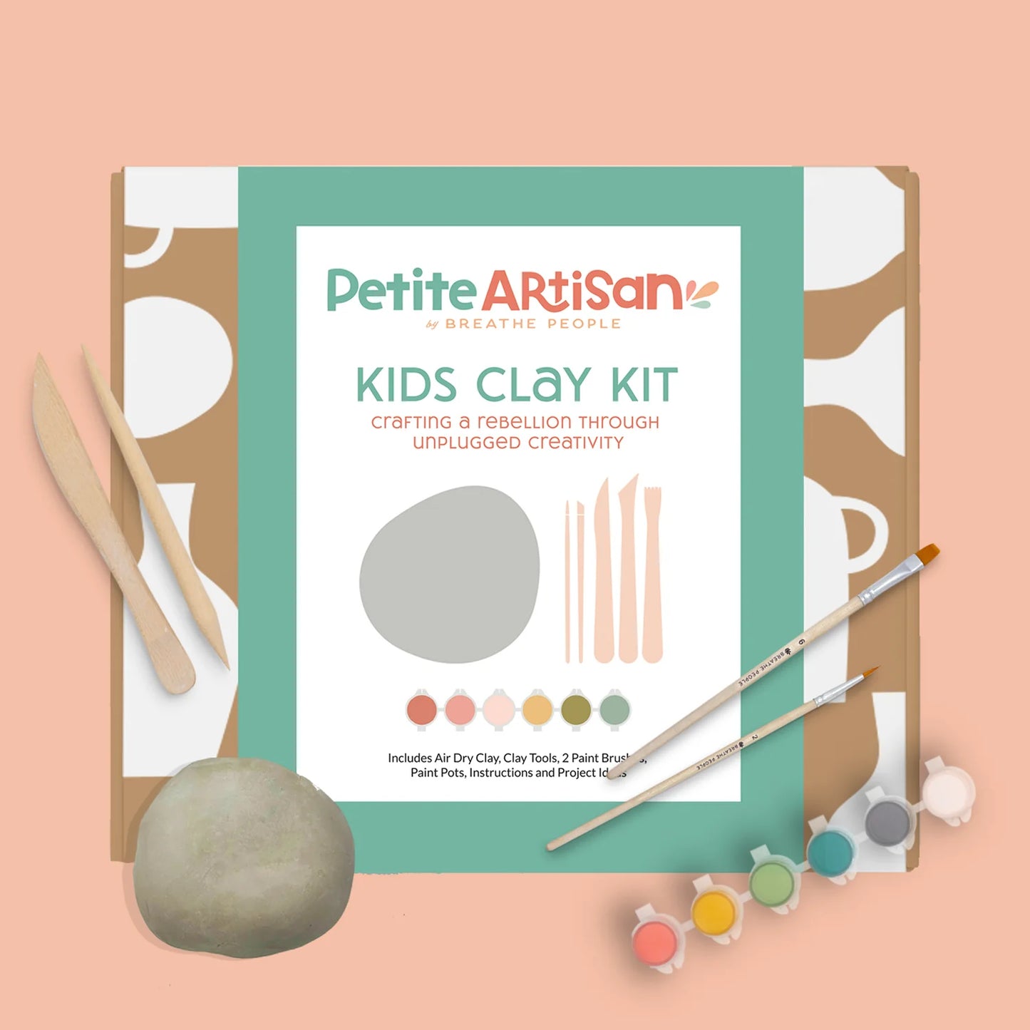 BREATHE PEOPLE- Petite Artisan Clay Kit for Kids