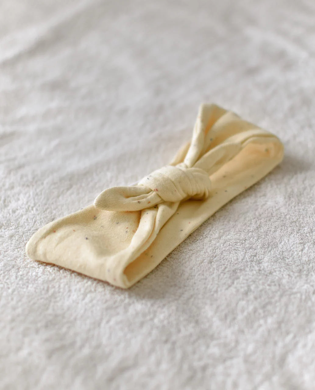 NORTH BABY - ORGANIC KNOTTED HEADBAND YELLOW BANANA One size