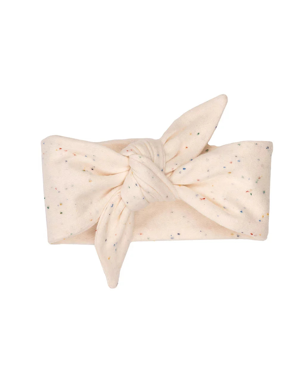 NORTH BABY - ORGANIC KNOTTED HEADBAND IVORY PINK One size