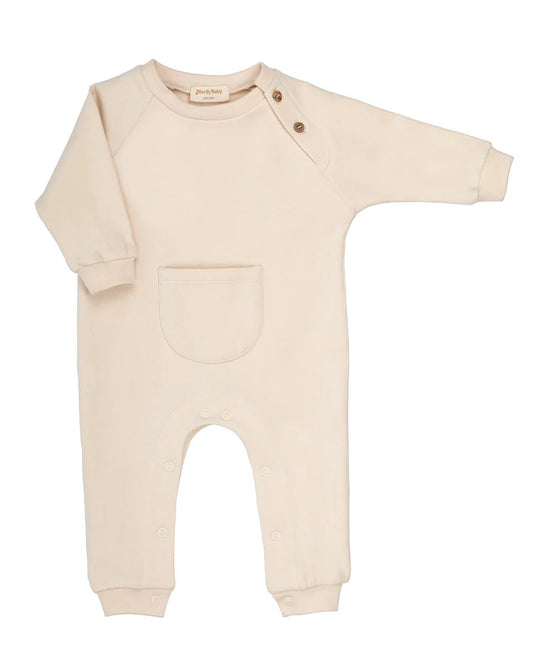 NORTH BABY - ORGANIC FLEECE OVERALL OAT