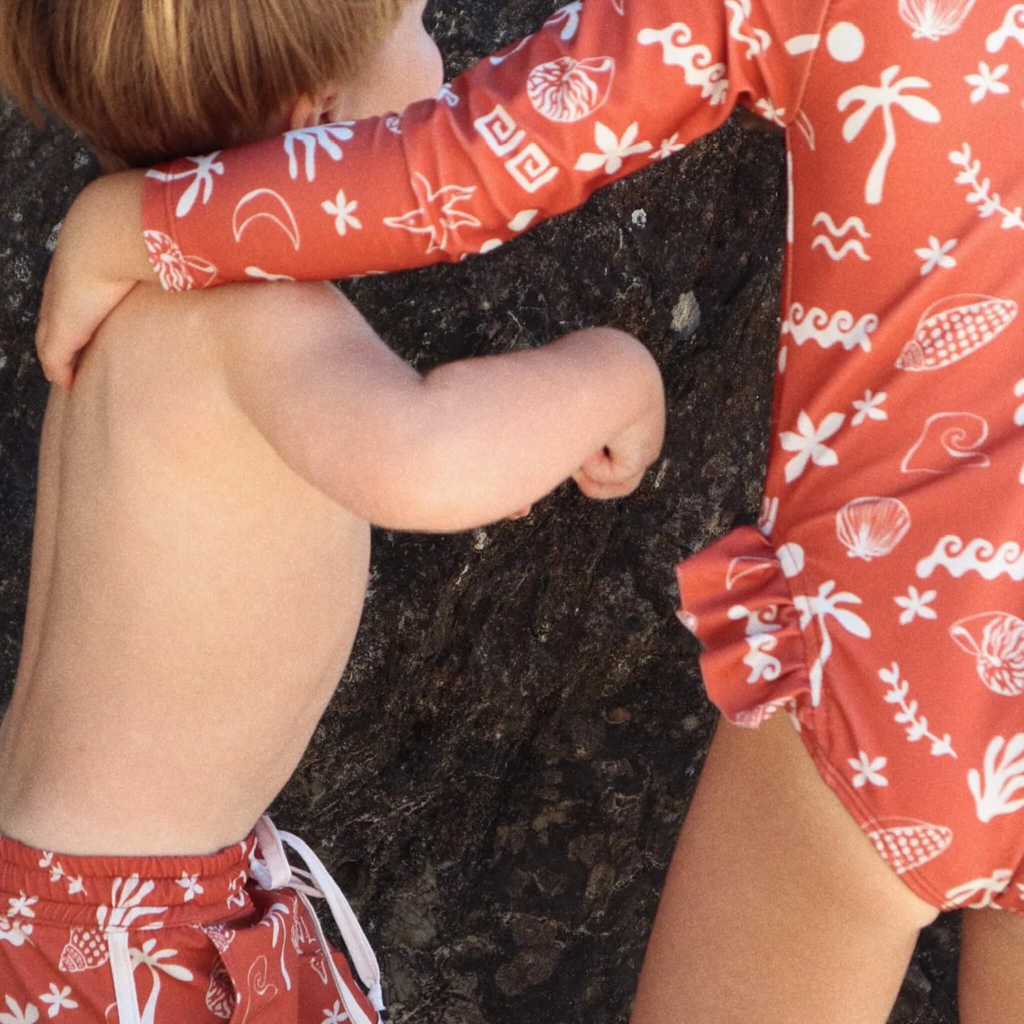 Bam Loves Boo- Beachcomber Long Sleeve Swimsuit